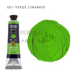 Óleo Titan Arts 20ml Verde Cinabrio 67