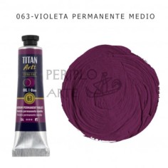 Óleo Titan Arts 20ml Violeta Permanente Medio 63