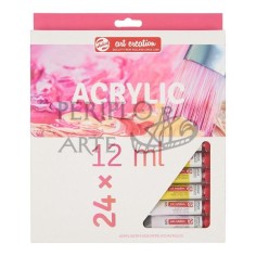 Set 24 tubos acrílicos 12ml Talens Art Creation