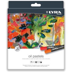 Caja 24 pasteles al óleo Lyra