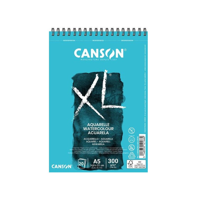 Bloc Canson XL Aquarelle A5