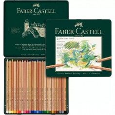 Estuche 24 lápices pastel Pitt Faber-Castell