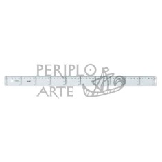 Regla cristal 50 cm Safta