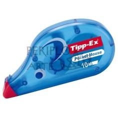 Cinta correctora Tipp-Ex Pocket Mouse 10mx4 2mm
