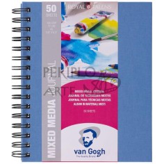 Cuaderno espiral Mix Media Van Gogh A5 160gr 50h