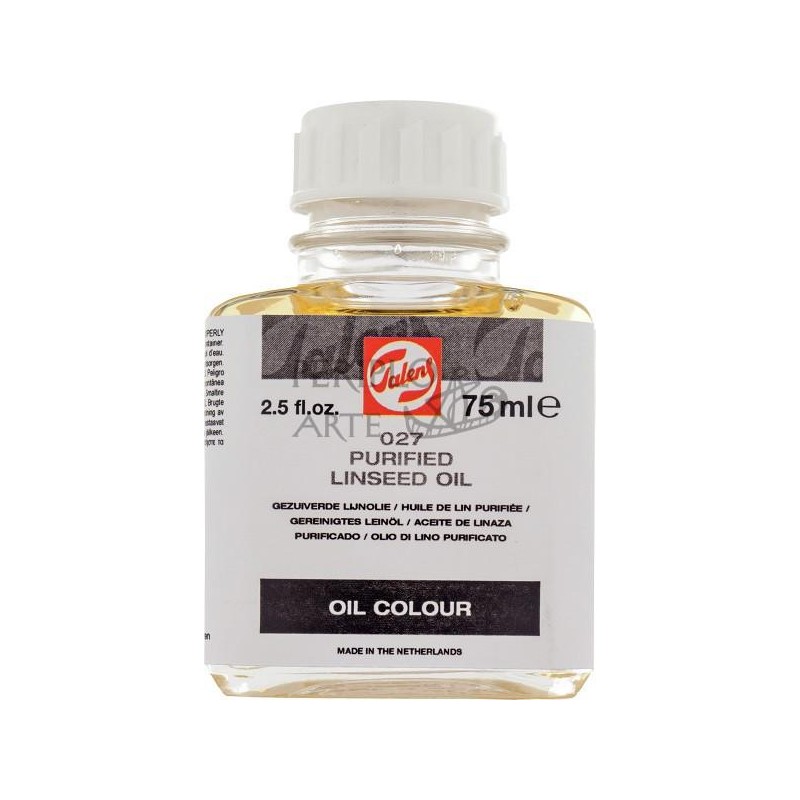 Aceite lino purificado Talens 75 ml