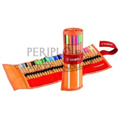 Estuche enrollable Stabilo Point 88 30 colores