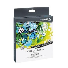 Caja 36 rotuladores Aqua Brush Duo Lyra