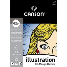 Bloc Illustration Canson A4 12h 250g