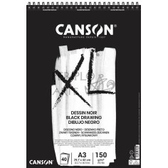Bloc Canson XL Noir A3 40h 150g