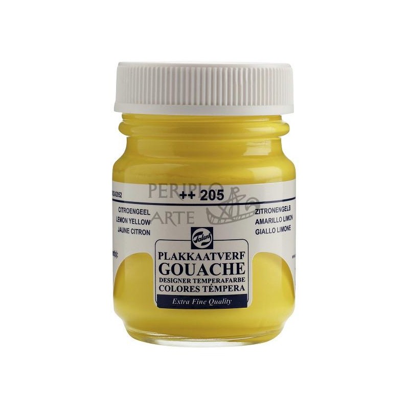 Gouache témpera Talens 50 ml amarillo limón 205