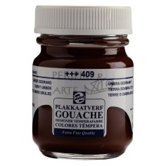 Témpera gouache Talens 50 ml sombra tostada 409