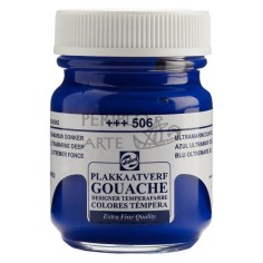 Gouache témpera Talens 50ml azul ultramar osc  506