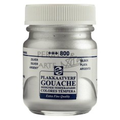 Gouache témpera Talens 50 ml plata 800