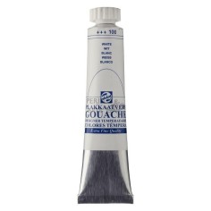 Gouache témpera Talens 20 ml blanco 100