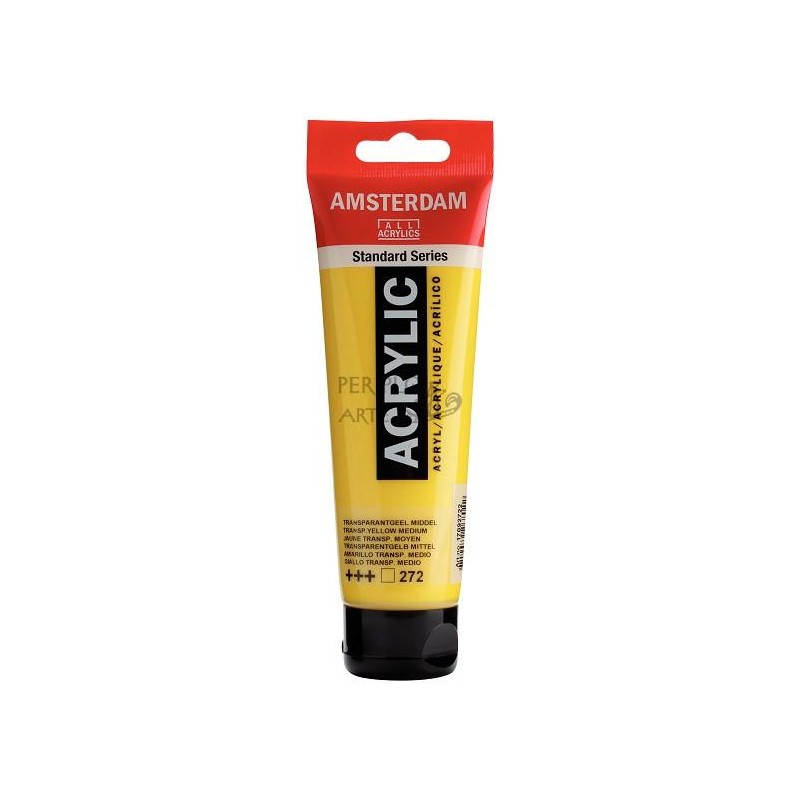 Acrílico Amsterdam 120ml amarillo trans  medio 272