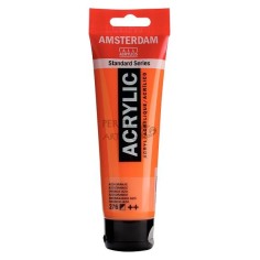 Acrílico Amsterdam 120ml anaranjado azo 276