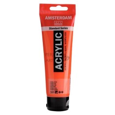 Acrílico Amsterdam 120ml bermellón 311