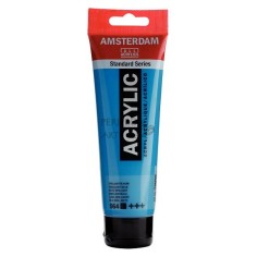 Acrílico Amsterdam 120ml azul brillante 564