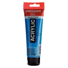 Acrílico Amsterdam 120ml azul  manganeso ftalo 582