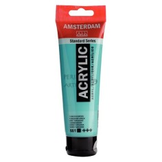 Acrílico Amsterdam 120ml verde turquesa 661