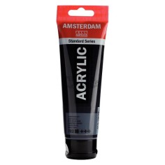 Acrílico Amsterdam 120ml negro bujía 702