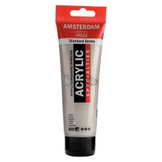 Acrílico Amsterdam 120ml metálico plata 800