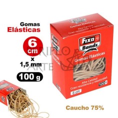 Gomas elásticas nº60 100g 