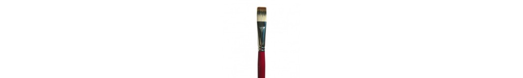 Pincel sintético tricolor plano Van Gogh serie 278